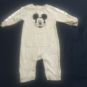 Disney Mickey Mouse Gray Kids One Piece